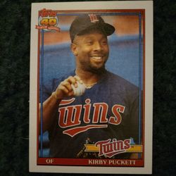 Kirby Puckett Error Card