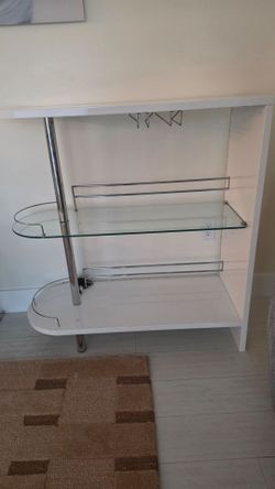 Coaster white bar table