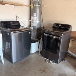Washer And gas dryer