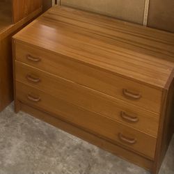 Mid Century Modern Scandinavian Danish Teak Low Chest