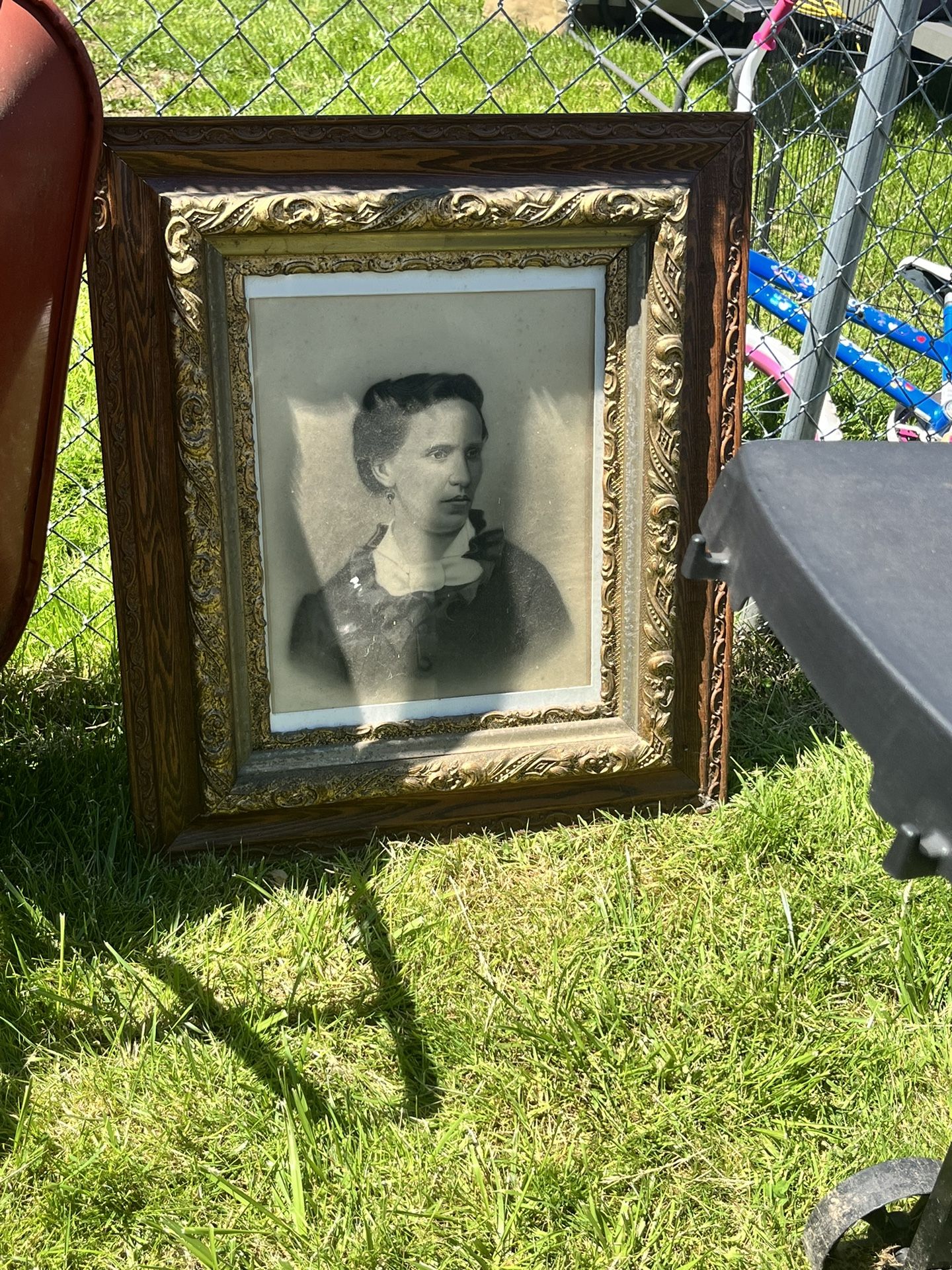 Antique Photo And Frame