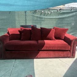 Red couch