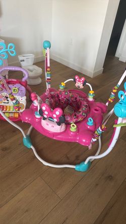 Minnie Mouse activity jumper