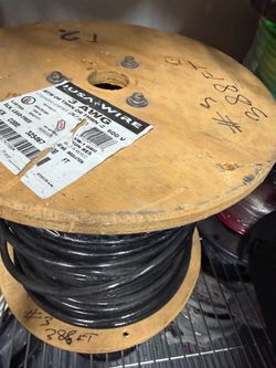 #3 Wire THHN 388ft single stranded copper cable