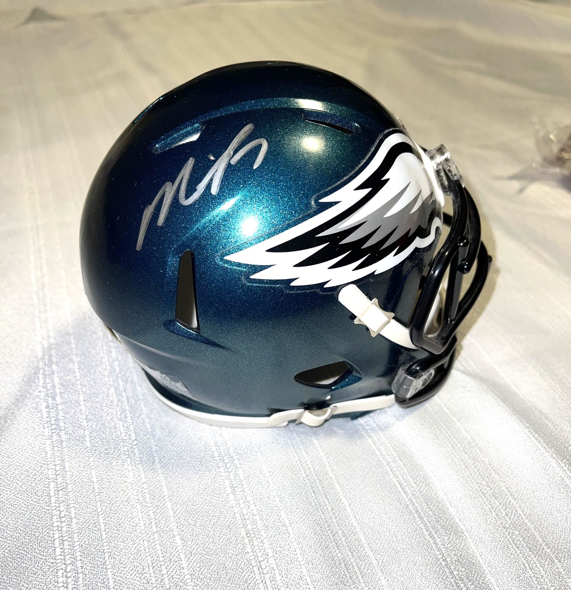 Mike Vick Eagles Mini Helmet SIGNED!!