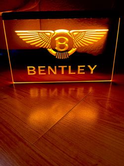 BENTLEY LED NEON LIGHT SIGN 8x12