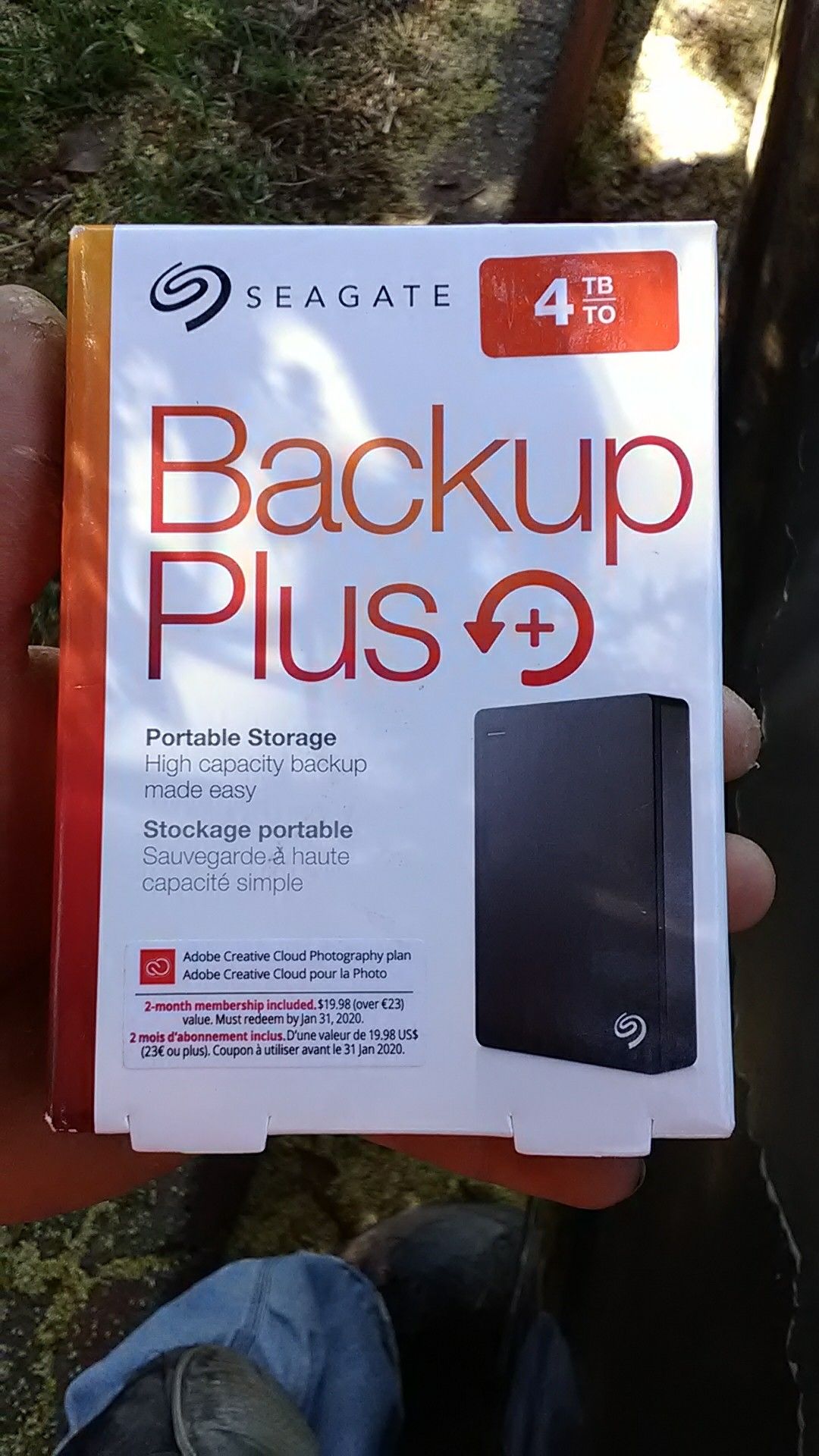 Seagate 4tb back up plus brand new never opened