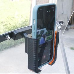 Magnetic  Phone Holder, Powerful N52 Magnet Base, Fits EZGO, Club Car, Yamaha, Icon, Compatible with iPhone, Samsung, Xiaomi and All Smartphones for e