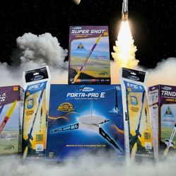 ∆Complete 8!Rocket setup/ launch Pad/Parachute &. Rocket fuel!