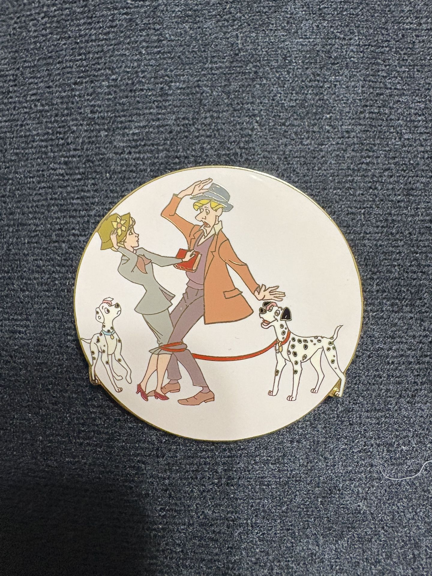 Disney Auctions 101 Dalmatians Roger Anita Pin