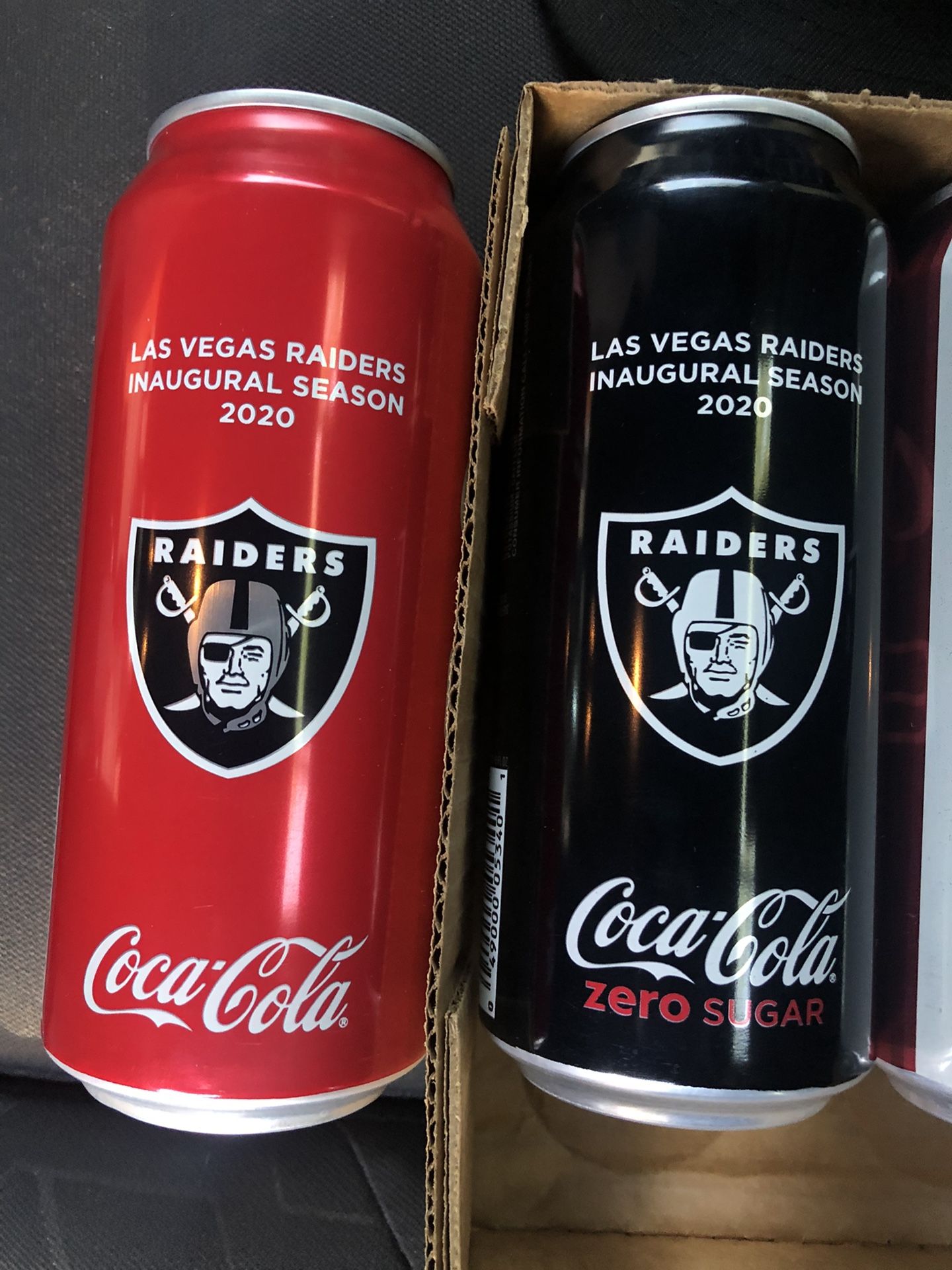 Raider Soda Cans