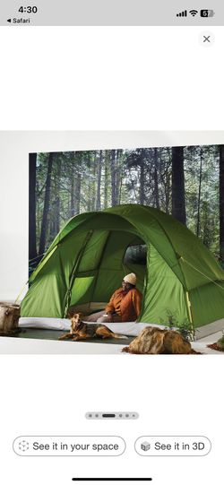 Embark 12 X 7 Foot 6'2 Tall 6 Person Dome Tent