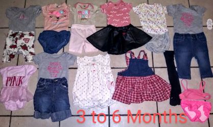 Infant Girl's Size 3 to 6 Months