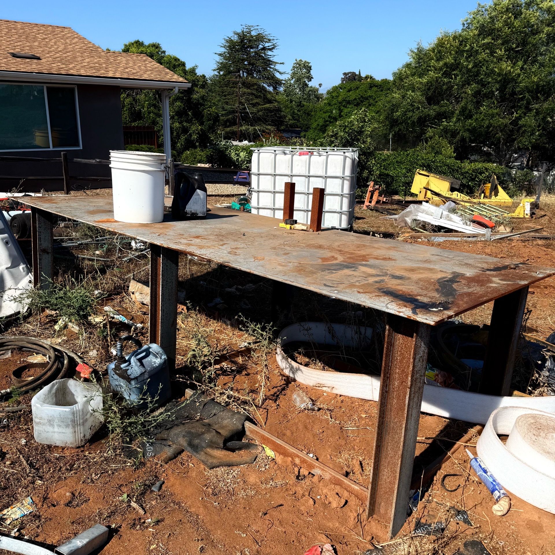 Used table metal for welding negotiable price
