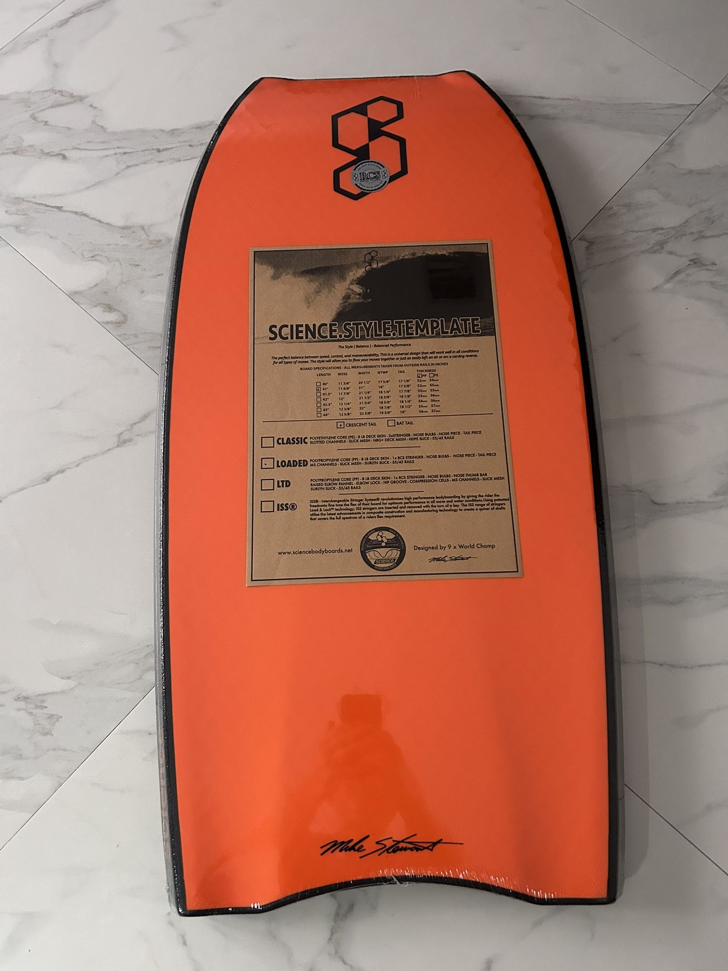 Mike Stewart Body Board Boogie Board Brand New