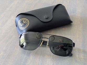 RAY-BAN RB3530 SUNGLASSES - GREEN POLARIZED