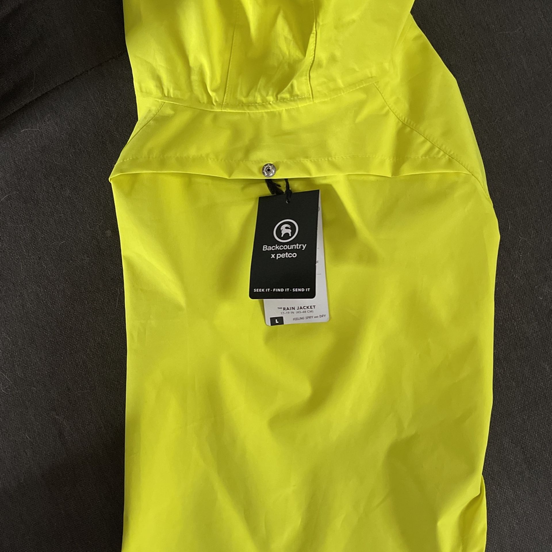 NWT Backcountry x Petco Collab Raincoat