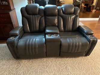 Double electric powered recliners