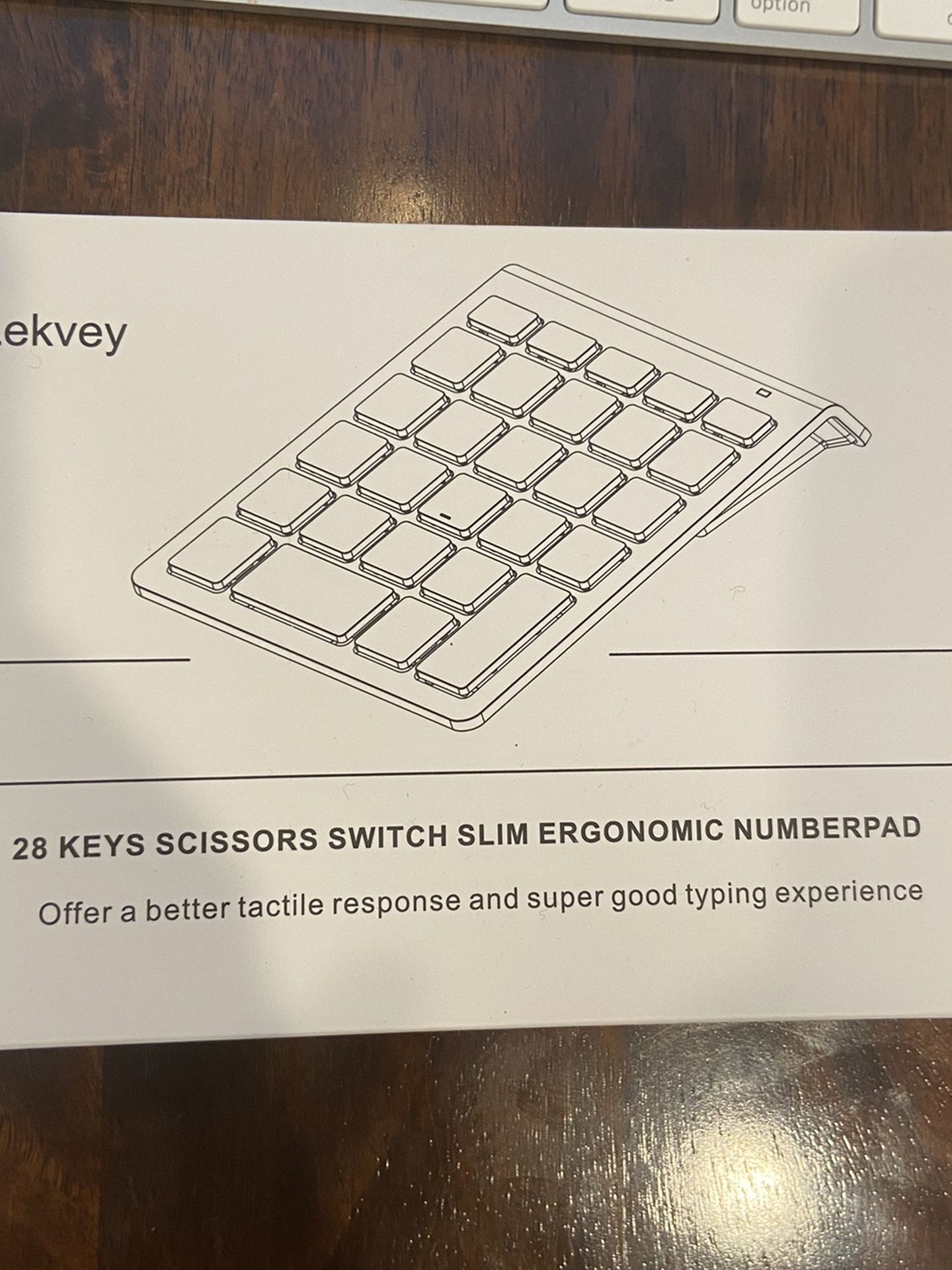 Lekvey Bluetooth Keypad Number