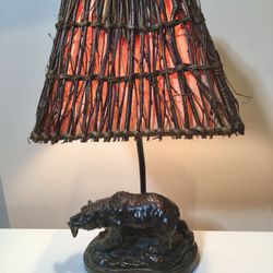Lamp, Bear with Fish