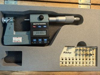 Mititoyo Digimatic Thread Mic With Anvil