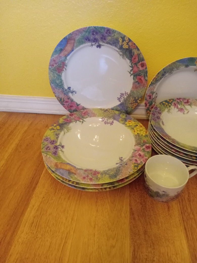 Nikko Fine China,oven,microwave and dishwasher Garden