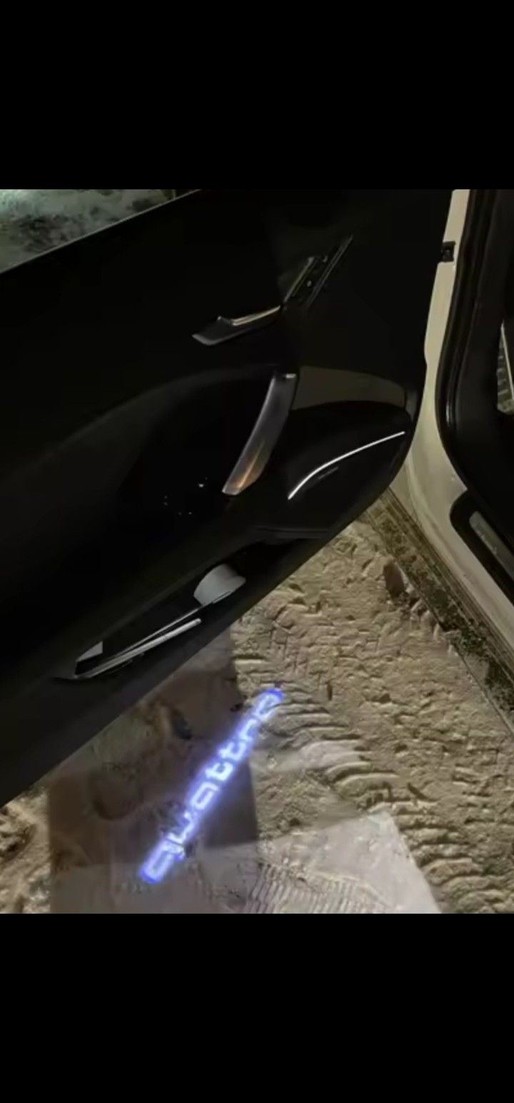 2 Audi Quattro Puddle projector welcome door lights Easy Plug N Play Installation SHIPPING AVAILABLE 