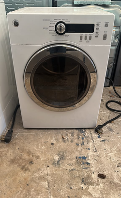 GE Front Load Electric Dryer – Sensor Dry, White, Stackable