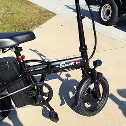 Foldable e bike almost brand new
