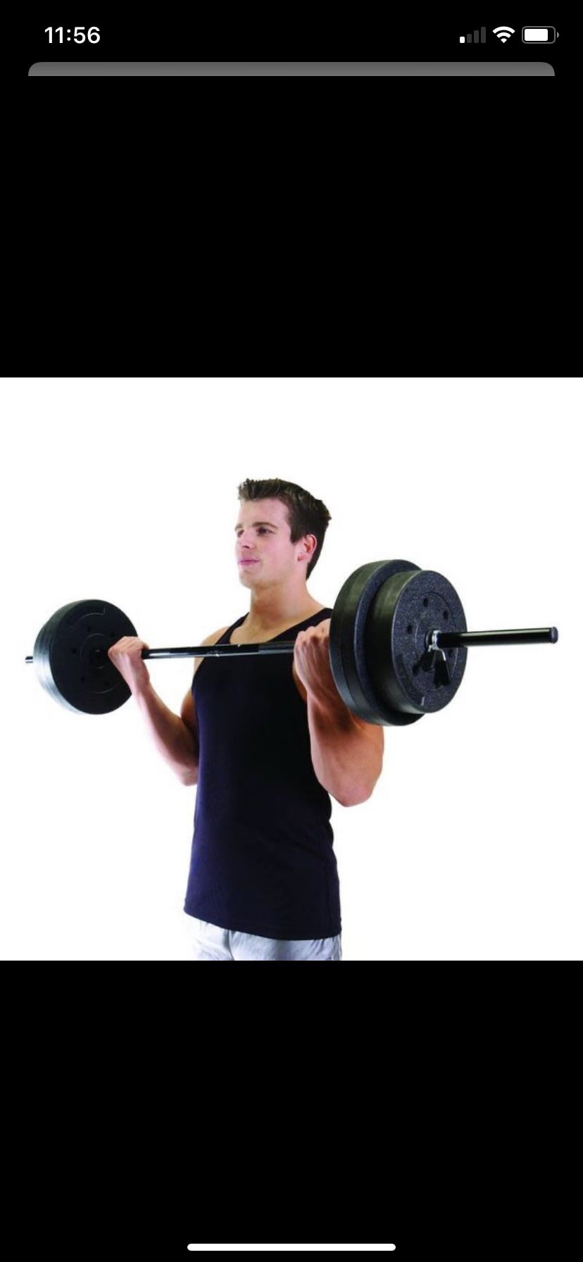 CAP 100 lb Vinyl Weight Set