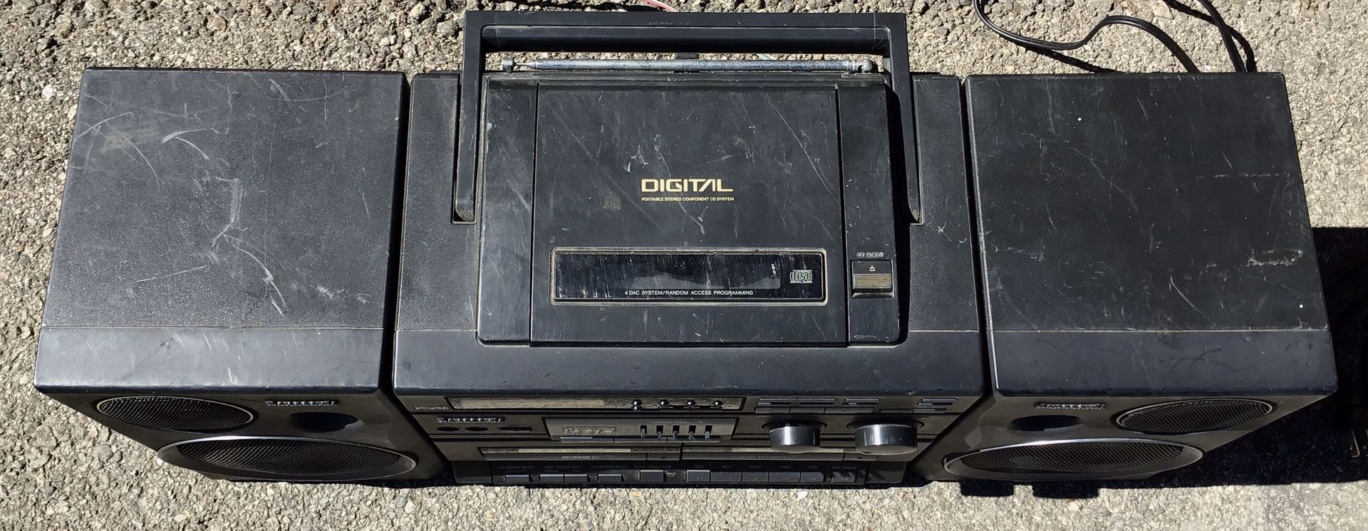 one of the best sounding boomboxes ever, platinum collection  1992 Panasonic RT-DX680 boombox