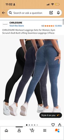 Workout Butt Scrunching Leggings xL