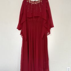 Desi Red Gown