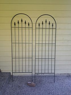 6 x 2 metal garden trellises