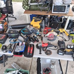 Lots Of Power Tools And Hand Tools 