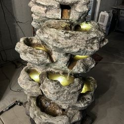 Amazonian Rainforest Waterfall W/ LED lights