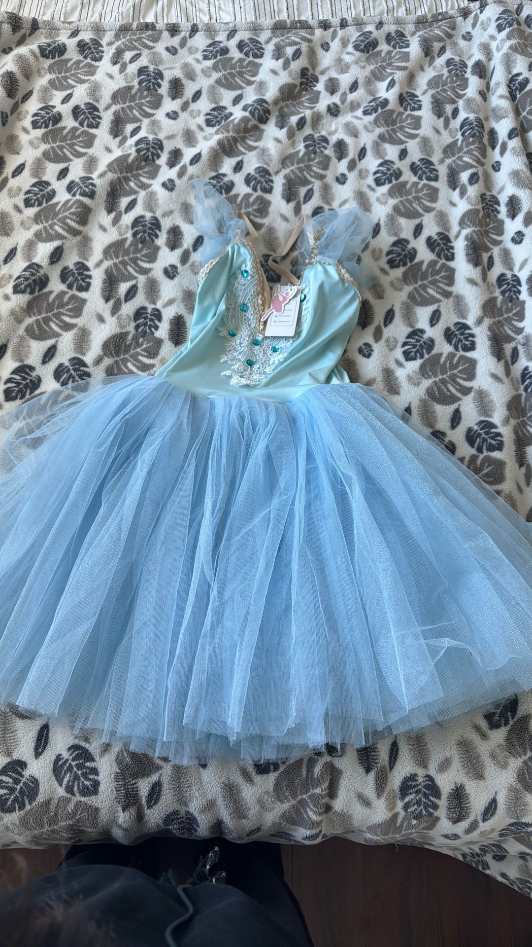 blue ballet dress