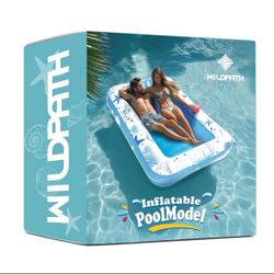 Inflatable Adults Pool Tanning Lounger Float