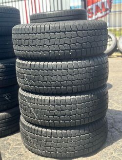 SET OF TIRE 235 65 16 COOPER 85% LIFE