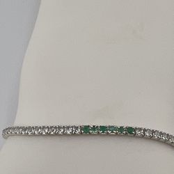 Brand New Tennis Emerald Bracelets 