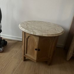 Coffee Table With Granite Top And Inside Storage 
