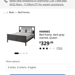 Queen size bed frame