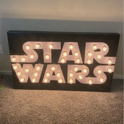 Star Wars Marquee Wall Art By Pottery Barn 