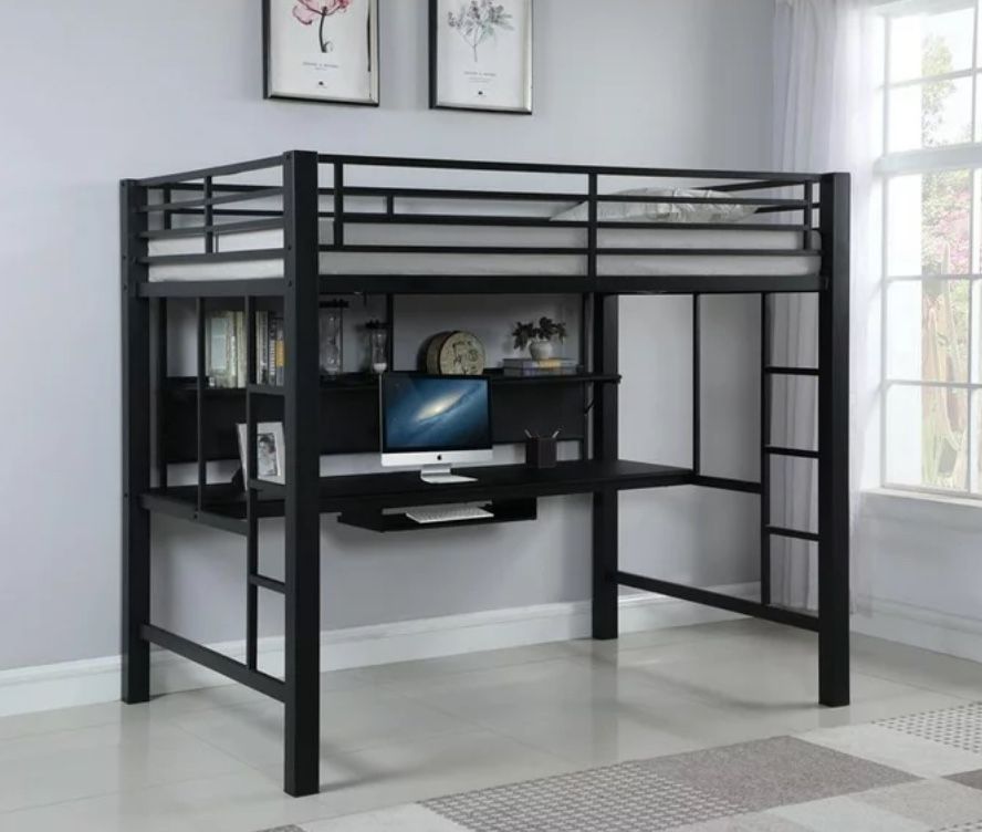 Full Size Metal Loft Bed