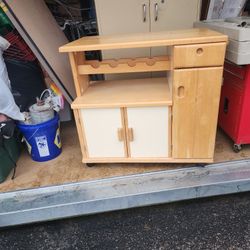 Rolling Kitchen Island For Sale What Wheels Solid Wood Boxer Storage Space Only Used Twice Less Than A Year Old Pay 325 When First Purchased