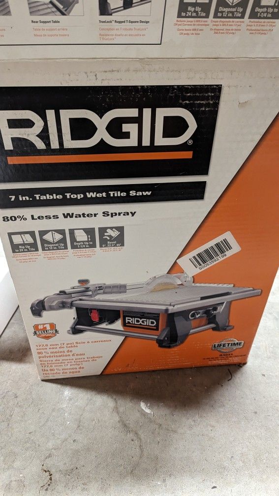 Ridgid 7" Tile Saw