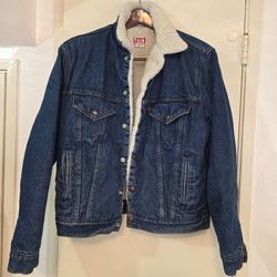Levi's Type 3 Sherpa-Lined Denim Trucker Jacket