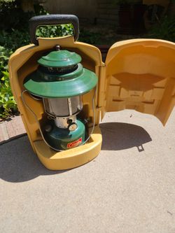 1966 Coleman 228E big hat lantern with Clamshell