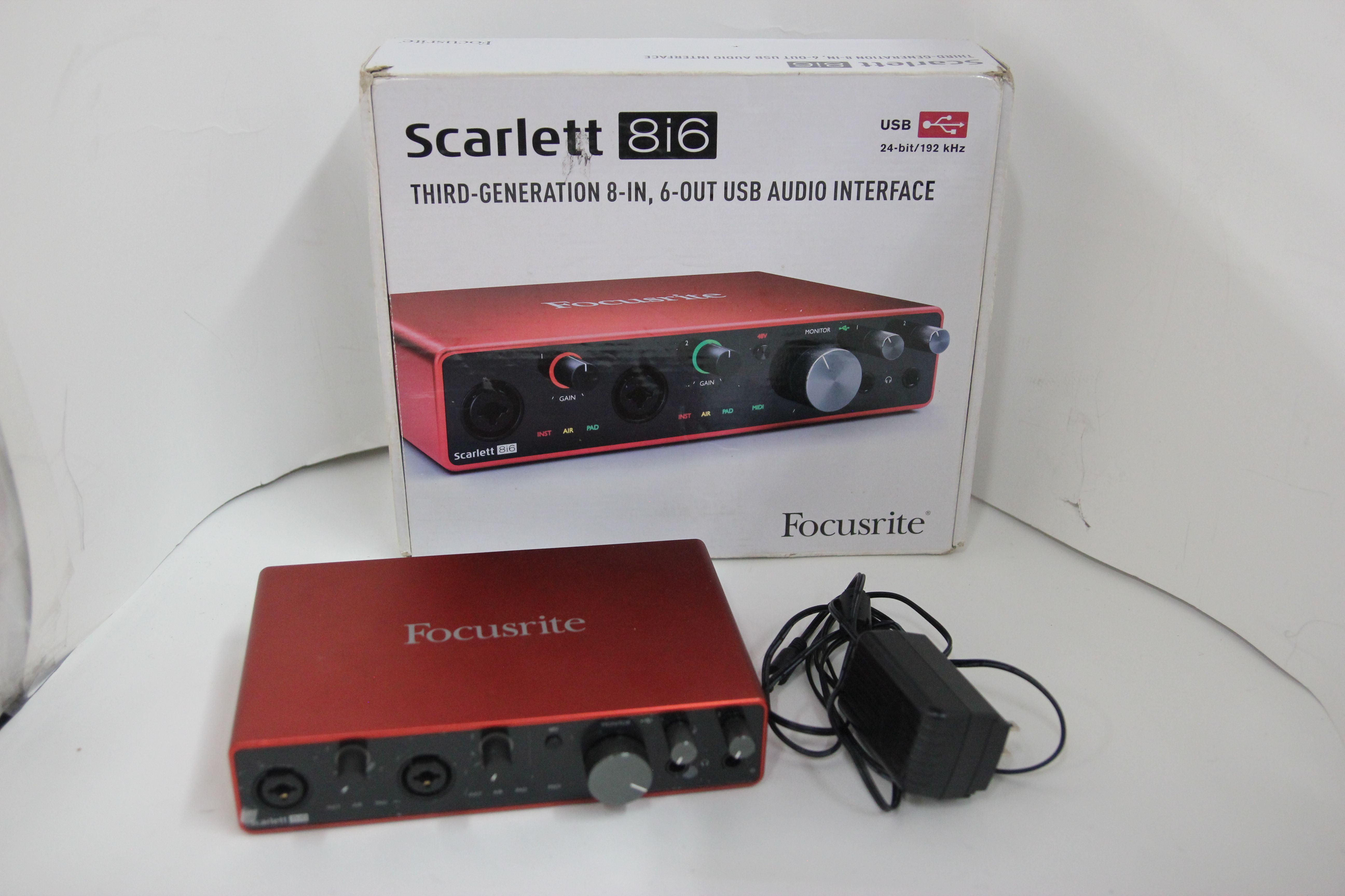 Focusrite Scarlett 8i6 3rd Gen USB Audio Interface