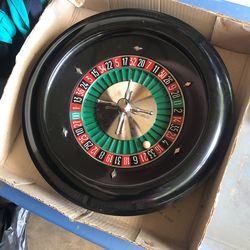 Roulette Wheel Made In France Like New 